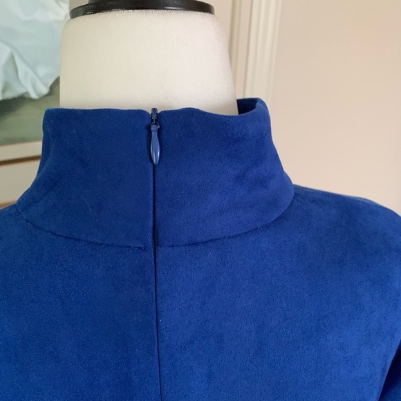 Faux suede embroidered top - Picture 4 of 7